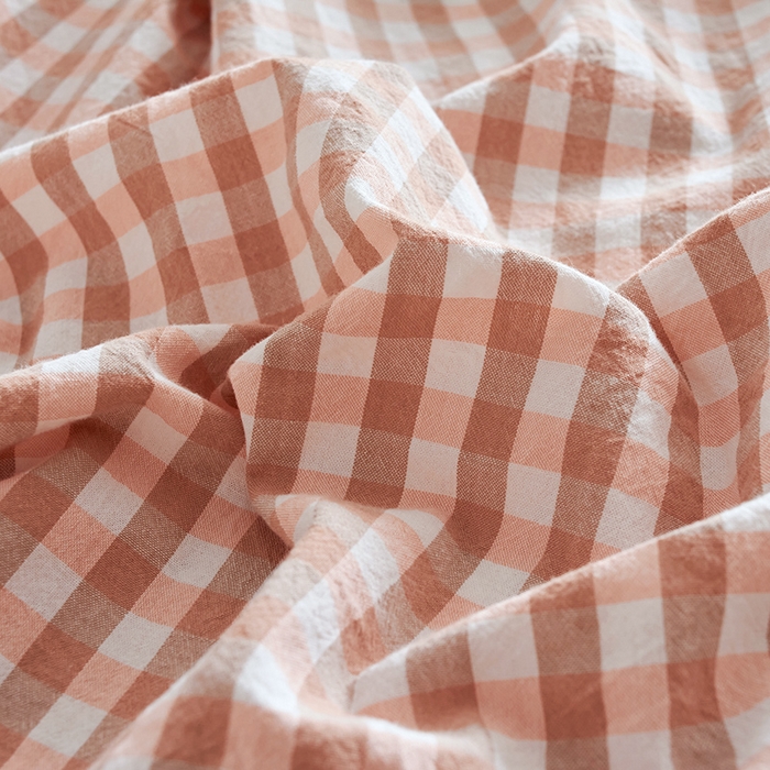 91家纺网 家纺一手货源 找家纺 猪先生2025新款全棉水洗棉旅行隔脏睡袋 蜜粉小格