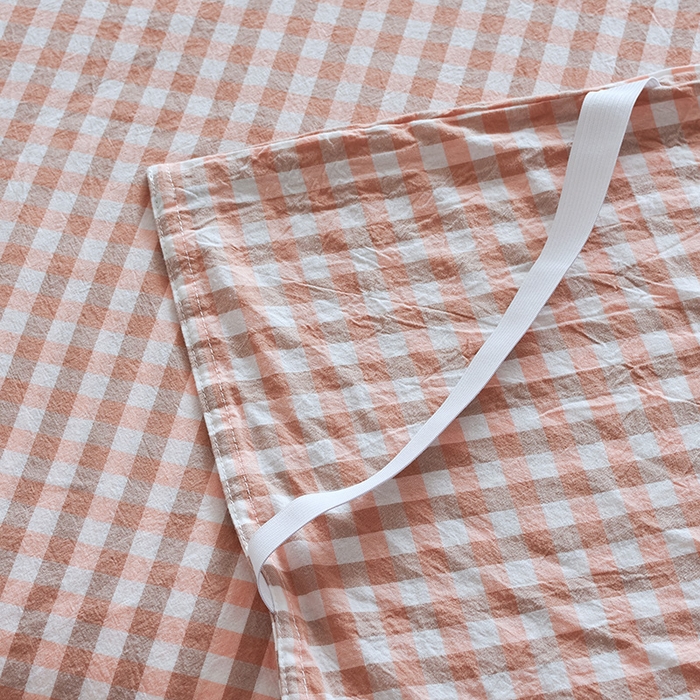 91家纺网 家纺一手货源 找家纺 猪先生2025新款全棉水洗棉旅行隔脏睡袋 蜜粉小格