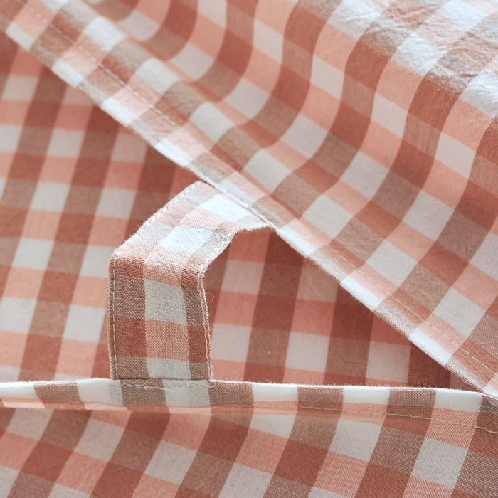 91家纺网 家纺一手货源 找家纺 猪先生2025新款全棉水洗棉旅行隔脏睡袋 蜜粉小格