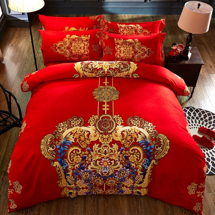 91家纺网 家纺一手货源 找家纺 （总）威克凯丽 2024新款全棉生态磨毛四件套 二