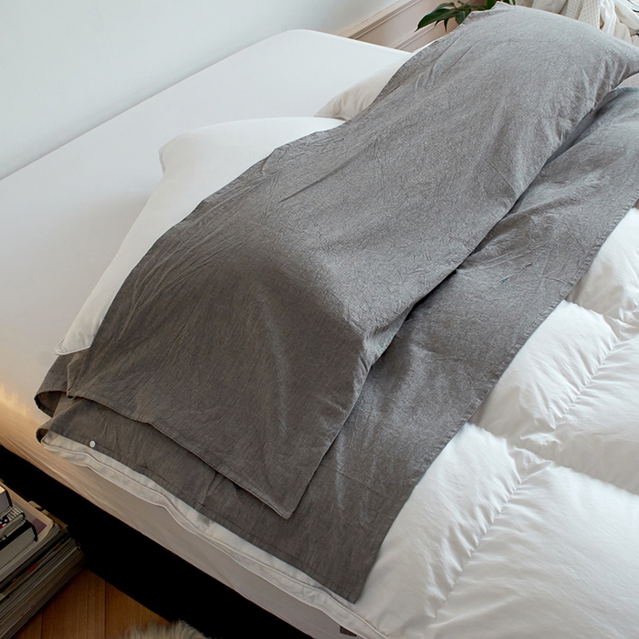 91家纺网 家纺一手货源 找家纺 猪先生2025新款全棉水洗棉旅行隔脏睡袋 浅灰