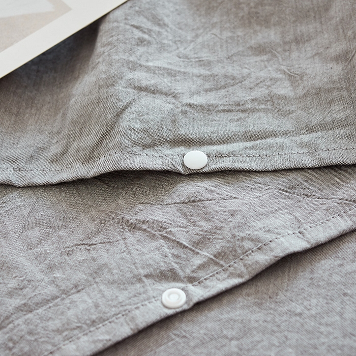 91家纺网 家纺一手货源 找家纺 猪先生2025新款全棉水洗棉旅行隔脏睡袋 浅灰