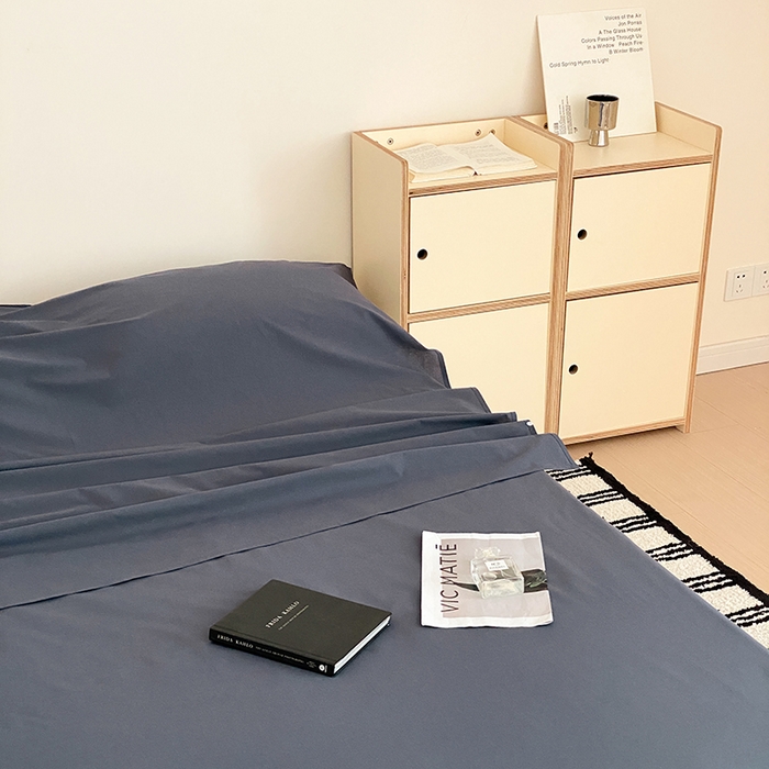 91家纺网 家纺一手货源 找家纺 猪先生2025新款全棉水洗棉旅行隔脏睡袋 藏青