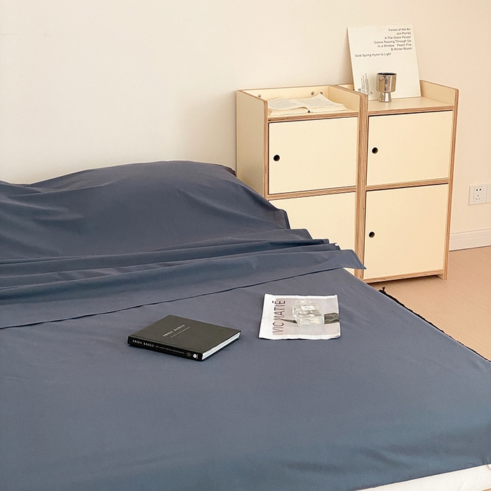 91家纺网 家纺一手货源 找家纺 猪先生2025新款全棉水洗棉旅行隔脏睡袋 藏青