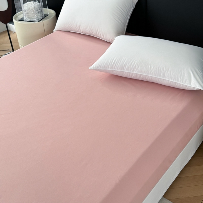 91家纺网 家纺一手货源 找家纺 艾迪尚家纺 2025新款云感超柔全棉磨毛印花单品床单系列 夕月-粉