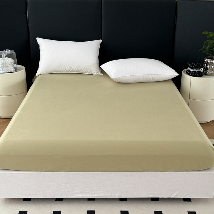 艾迪尚家纺 2025新款云感超柔全棉磨毛印花单品床笠系列 碧瑶-绿