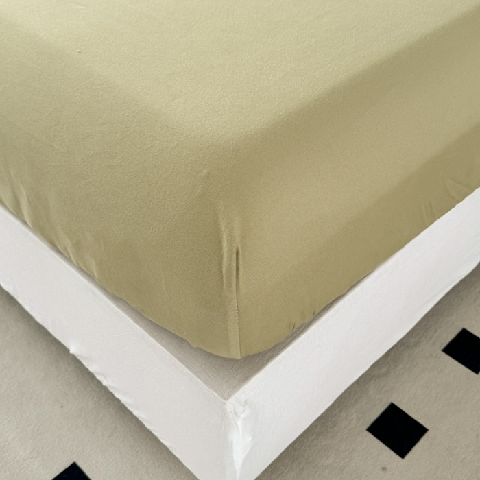 91家纺网 家纺一手货源 找家纺 艾迪尚家纺 2025新款云感超柔全棉磨毛印花单品床笠系列 碧瑶-绿