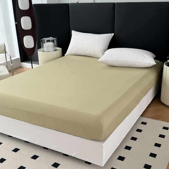 91家纺网 家纺一手货源 找家纺 艾迪尚家纺 2025新款云感超柔全棉磨毛印花单品床笠系列 碧瑶-绿