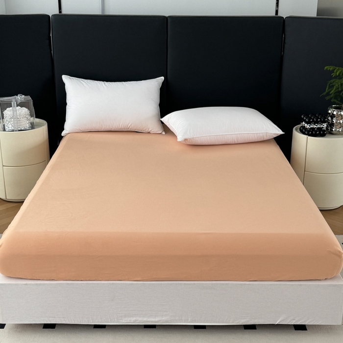 艾迪尚家纺 2025新款云感超柔全棉磨毛印花单品床笠系列 芳菲-黄