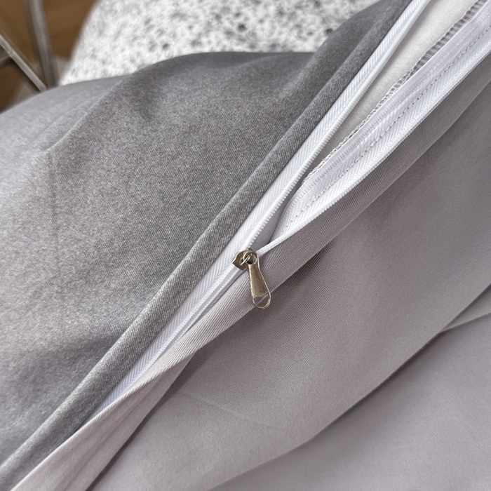 91家纺网 家纺一手货源 找家纺 艾迪尚家纺 2025新款云感超柔全棉磨毛印花单品枕套系列 芳菲-灰