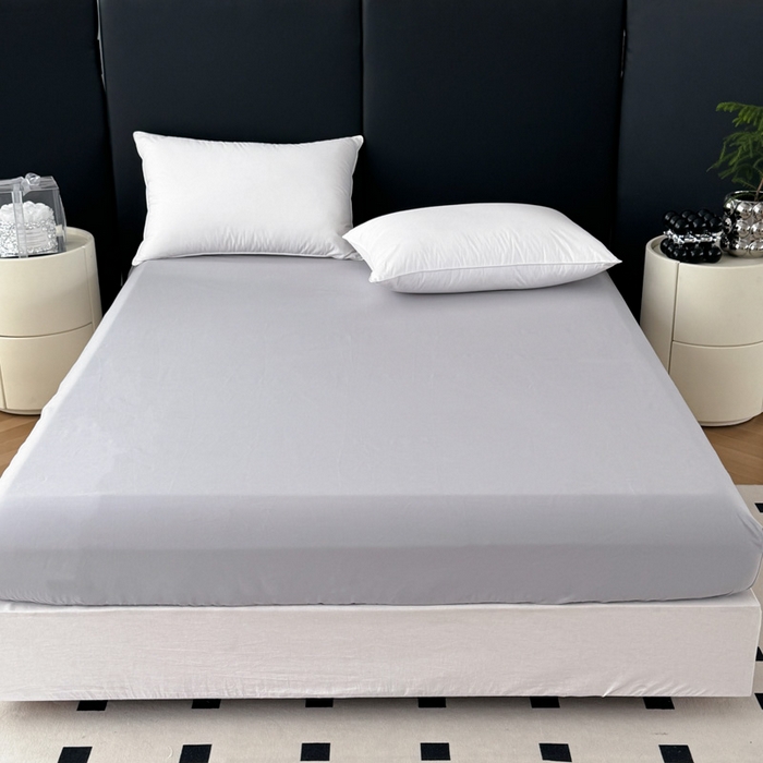 91家纺网 家纺一手货源 找家纺 艾迪尚家纺 2025新款云感超柔全棉磨毛印花单品枕套系列 夕月-灰