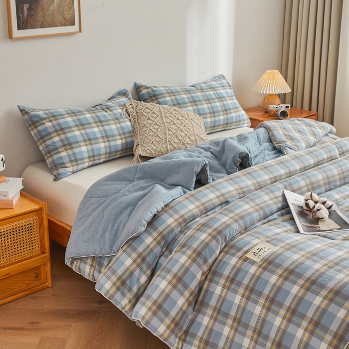 91家纺网 家纺一手货源 找家纺 梦初语2025新款棉花被新疆棉花被棉絮春秋被冬被学生单人宿舍棉被褥被子被芯四季  绅士格