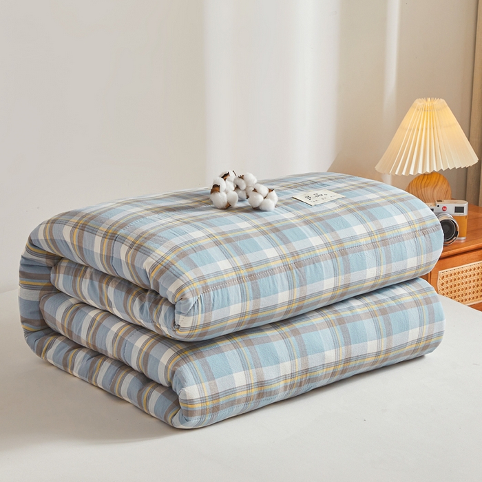 91家纺网 家纺一手货源 找家纺 梦初语2025新款棉花被新疆棉花被棉絮春秋被冬被学生单人宿舍棉被褥被子被芯四季  绅士格