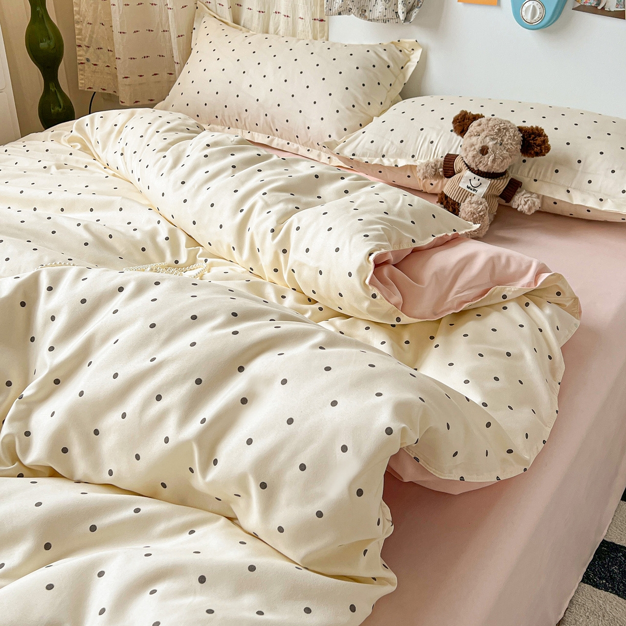 91家纺网 家纺一手货源 找家纺 （总）楠沐家纺 2025新款格子系列亲肤芦荟棉磨毛单被套