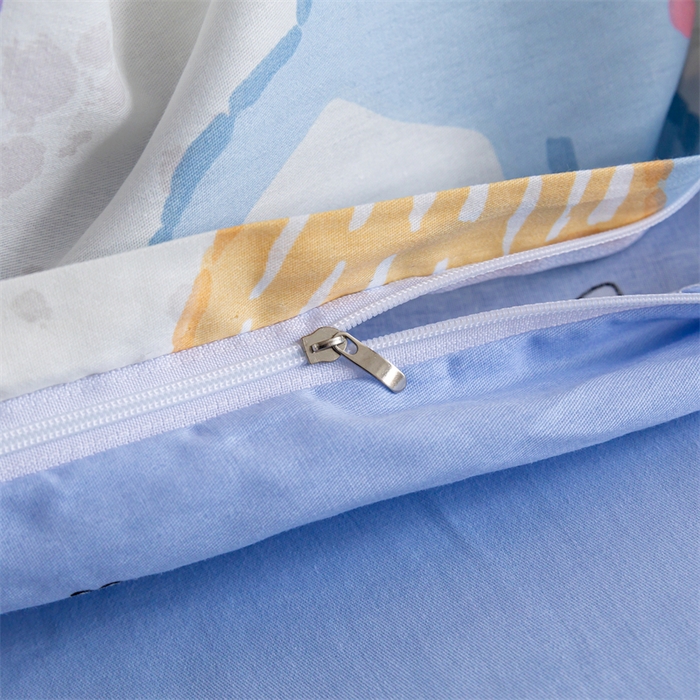 91家纺网 家纺一手货源 找家纺 红馆 2025新款开学季三件套学生上下铺 爱心小象