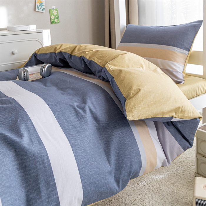 91家纺网 家纺一手货源 找家纺 红馆 2025新款开学季三件套学生上下铺 静雅阁韵