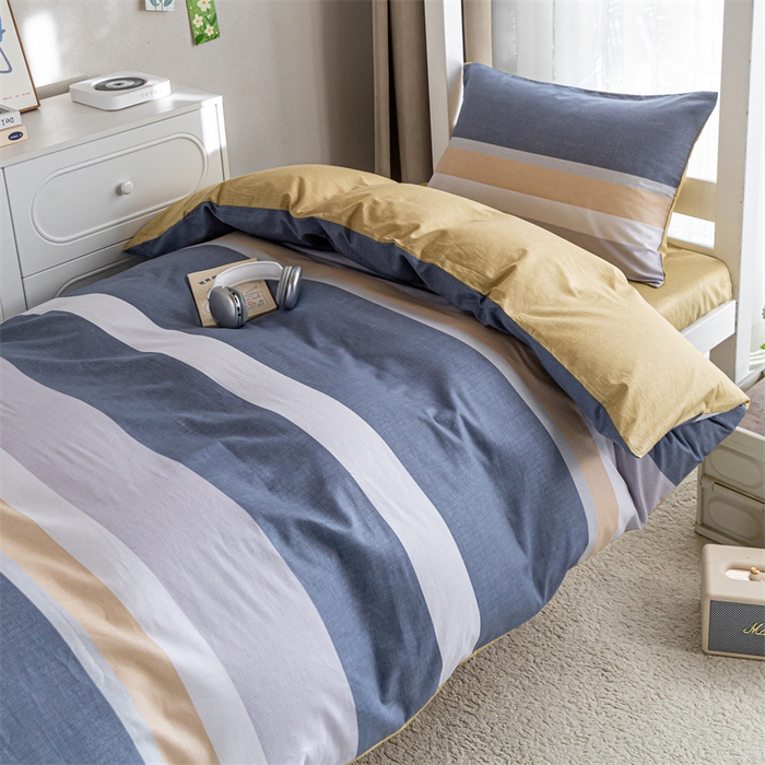 91家纺网 家纺一手货源 找家纺 红馆 2025新款开学季三件套学生上下铺 静雅阁韵