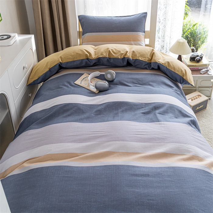 91家纺网 家纺一手货源 找家纺 红馆 2025新款开学季三件套学生上下铺 静雅阁韵