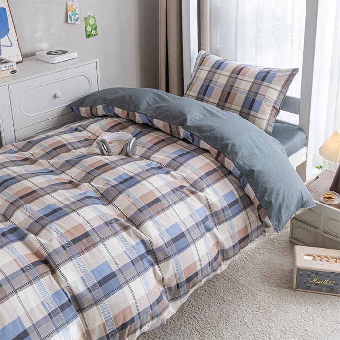 91家纺网 家纺一手货源 找家纺 红馆 2025新款开学季三件套学生上下铺 米兰