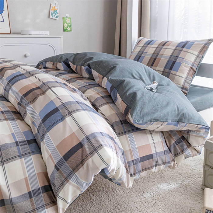 91家纺网 家纺一手货源 找家纺 红馆 2025新款开学季三件套学生上下铺 米兰