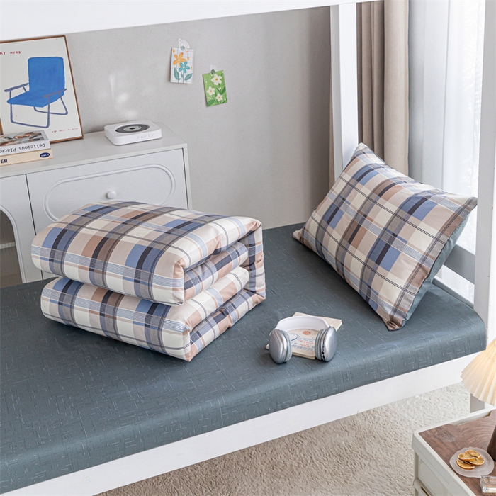 91家纺网 家纺一手货源 找家纺 红馆 2025新款开学季三件套学生上下铺 米兰