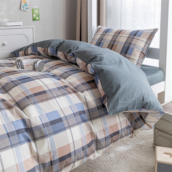 91家纺网 家纺一手货源 找家纺 红馆 2025新款开学季三件套学生上下铺 米兰