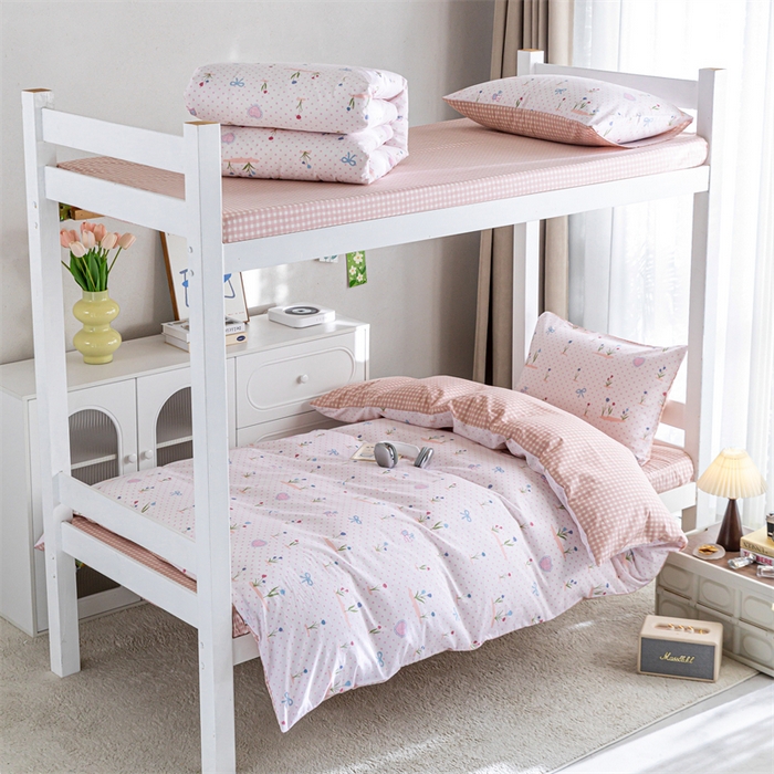 红馆 2025新款开学季三件套学生上下铺 觅香少女