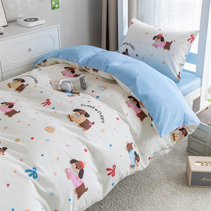 91家纺网 家纺一手货源 找家纺 （总）红馆 2025新款开学季三件套学生上下铺