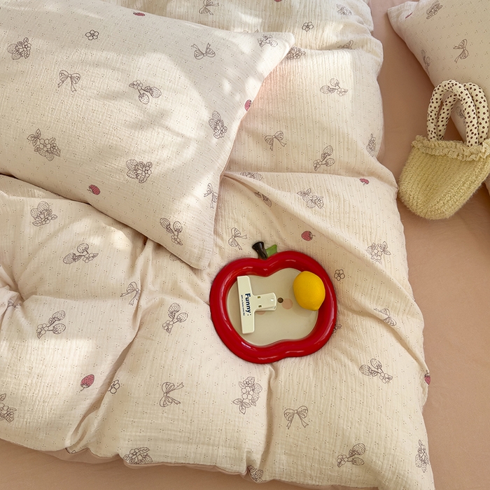 91家纺网 家纺一手货源 找家纺 颜选2025新款105克加厚双层纱木棉四件套（含买家秀） 本顾