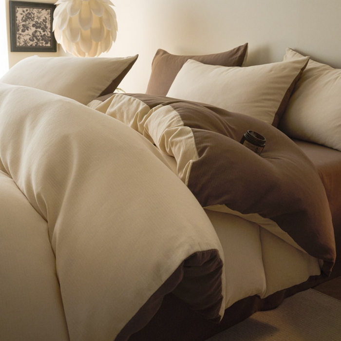 91家纺网 家纺一手货源 找家纺 （总）ab家纺 2025新款全棉纯棉磨毛提花四件套