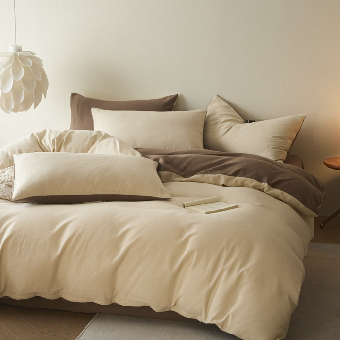 91家纺网 家纺一手货源 找家纺 （总）ab家纺 2025新款全棉纯棉磨毛提花四件套