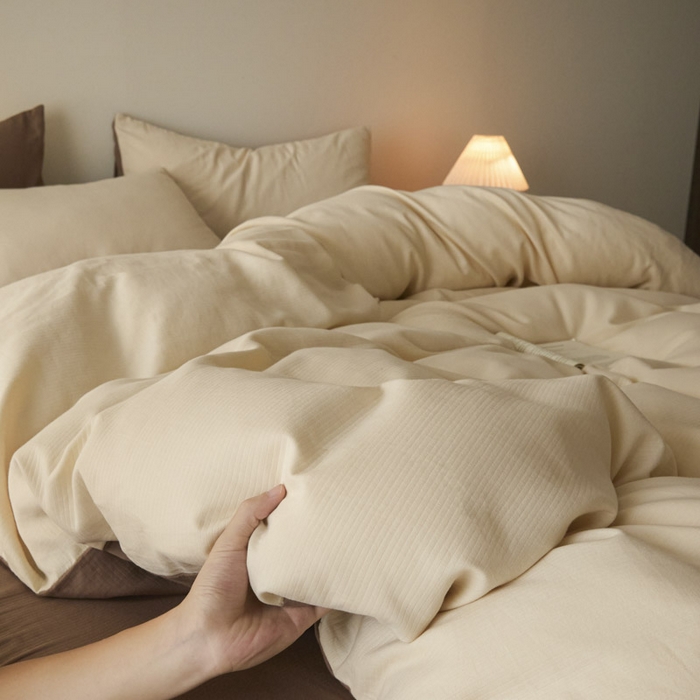 91家纺网 家纺一手货源 找家纺 （总）ab家纺 2025新款全棉纯棉磨毛提花四件套