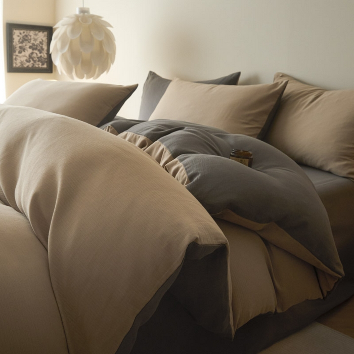 91家纺网 家纺一手货源 找家纺 （总）ab家纺 2025新款全棉纯棉磨毛提花四件套