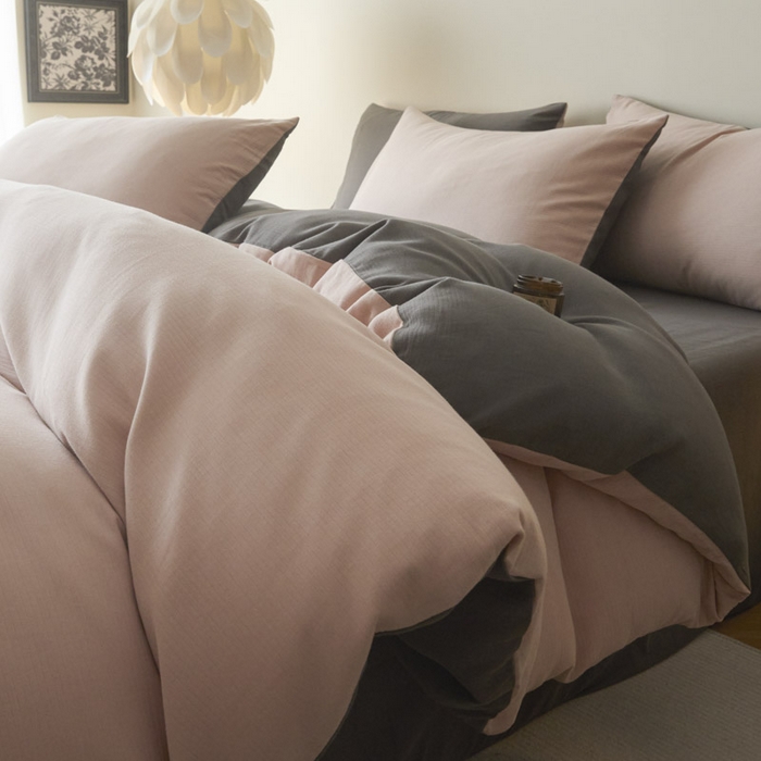 91家纺网 家纺一手货源 找家纺 （总）ab家纺 2025新款全棉纯棉磨毛提花四件套