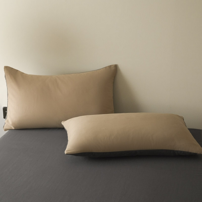 91家纺网 家纺一手货源 找家纺 ab家纺 2025新款全棉纯棉磨毛提花四件套 浅咖-玛瑙灰