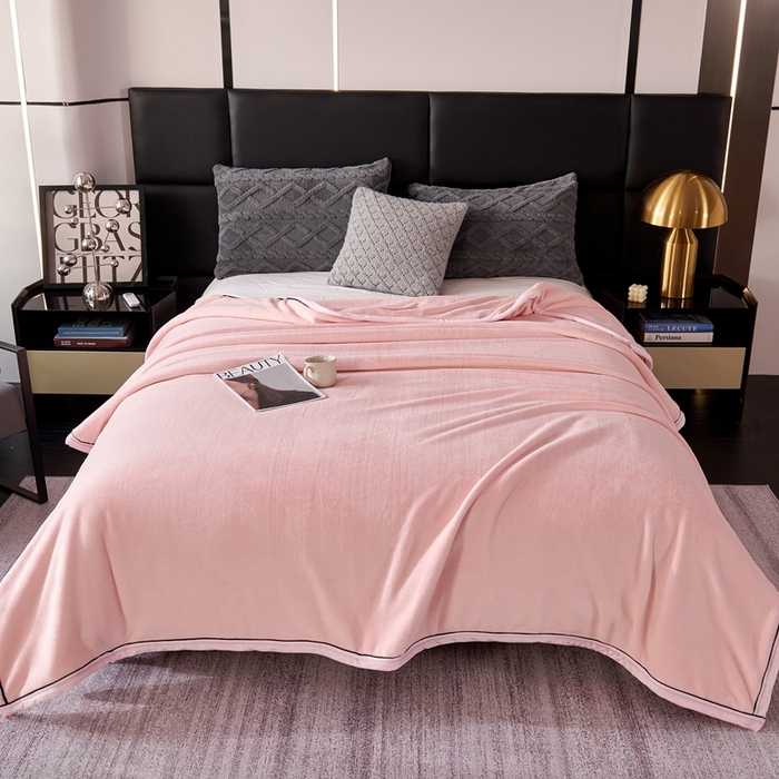 91家纺网 家纺一手货源 找家纺 （总）馨米莱家纺 2025新款全消光牛奶绒毛毯