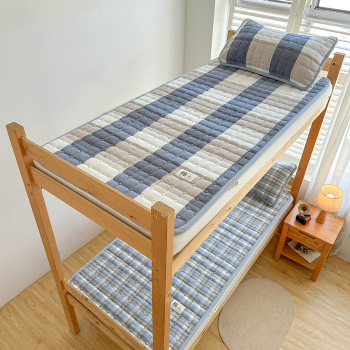 91家纺网 家纺一手货源 找家纺 （总）梵朴 2025新款A类无印风水洗棉夹棉新疆棉花宿舍学生床垫床护垫