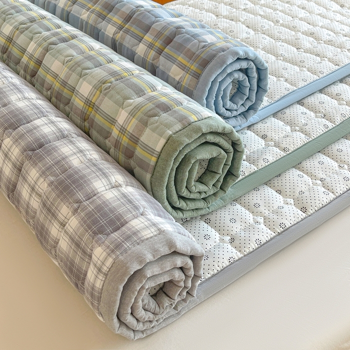 91家纺网 家纺一手货源 找家纺 （总）梵朴 2025新款A类无印风水洗棉夹棉新疆棉花宿舍学生床垫床护垫