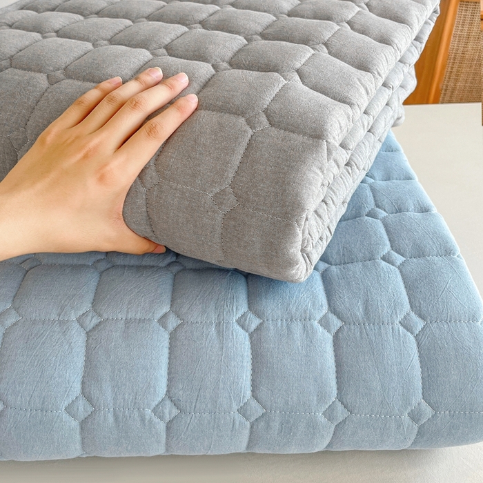 91家纺网 家纺一手货源 找家纺 梵朴 2025新款A类无印风水洗棉夹棉新疆棉花宿舍学生床垫床护垫 组合图仅供参考