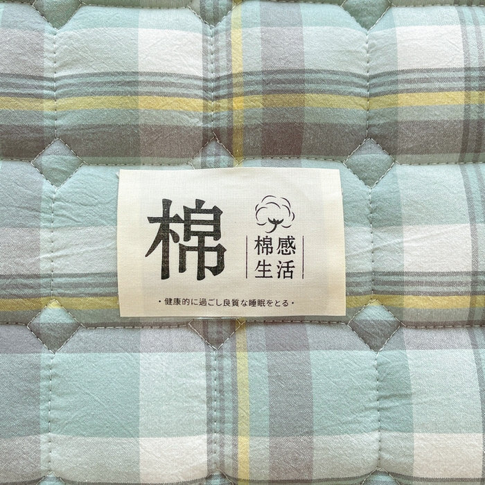 91家纺网 家纺一手货源 找家纺 梵朴 2025新款A类无印风水洗棉夹棉新疆棉花宿舍学生床垫床护垫 简析绿