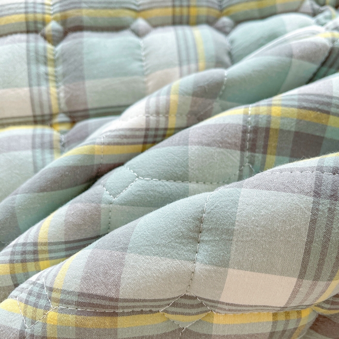 91家纺网 家纺一手货源 找家纺 梵朴 2025新款A类无印风水洗棉夹棉新疆棉花宿舍学生床垫床护垫 简析绿