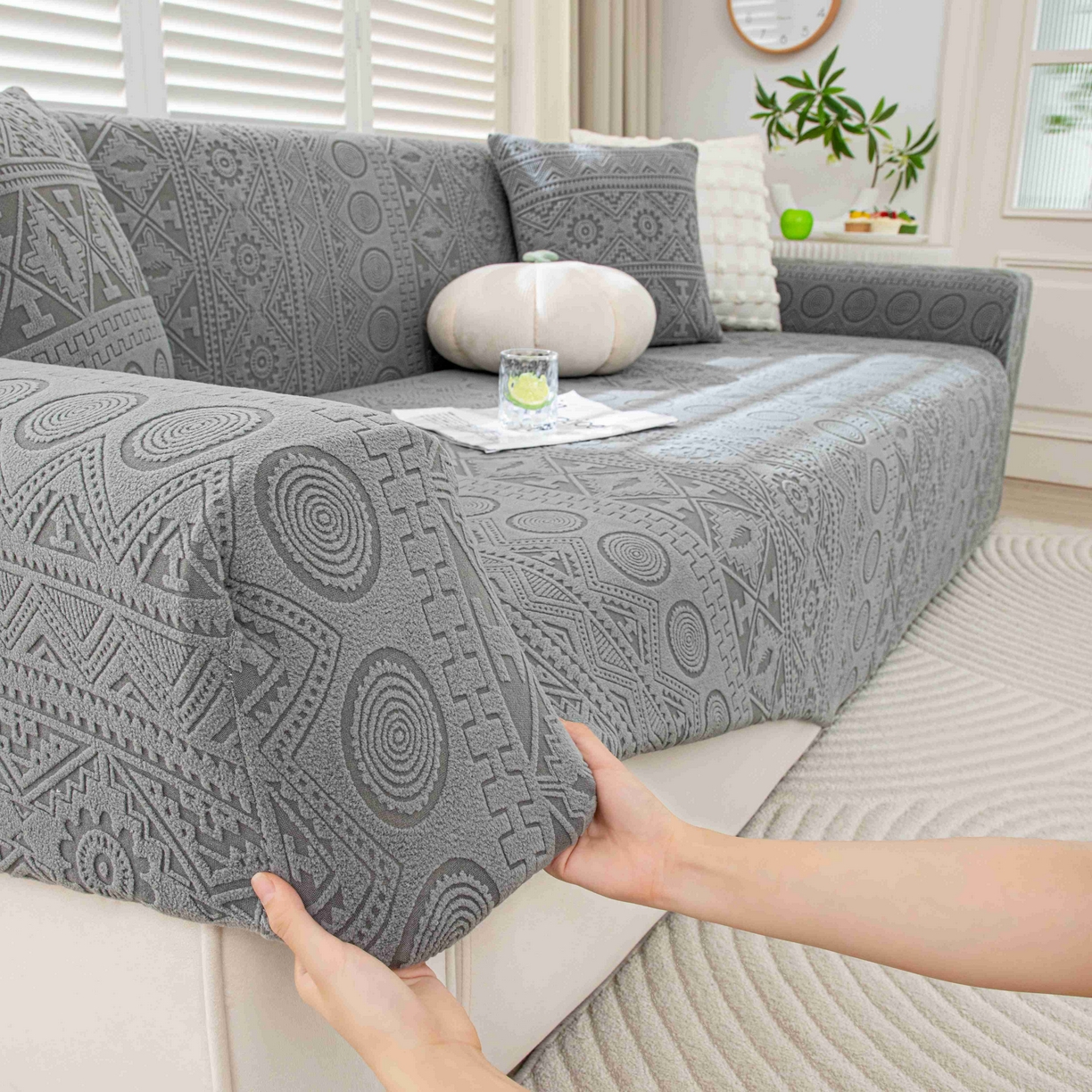 91家纺网 家纺一手货源 找家纺 （总）沐沐家纺 2026新款波西米亚沙发套