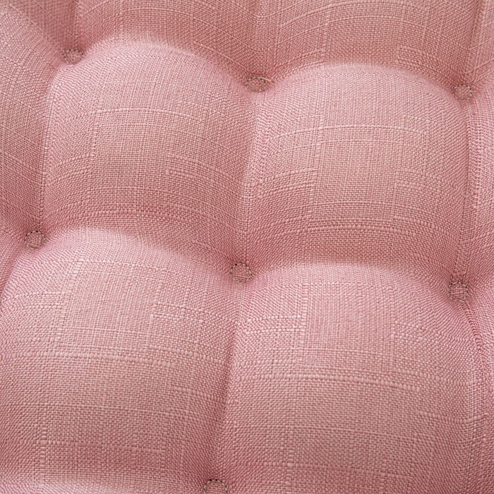 91家纺网 家纺一手货源 找家纺 沐沐家纺 2026新款棉麻竹节椅子垫 樱花粉