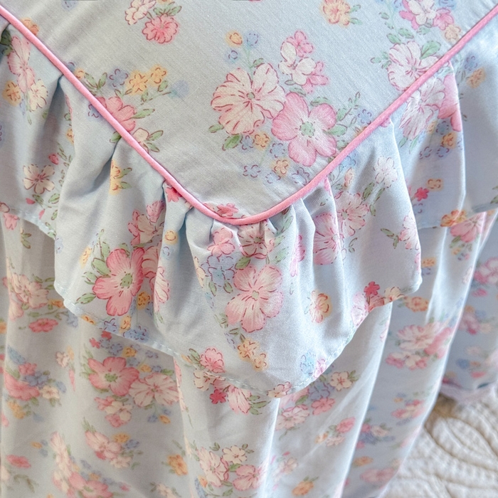 91家纺网 家纺一手货源 找家纺 （总）美达家纺 2025新款全棉纯棉蕾丝小花边单层床裙单品床裙床裙单件