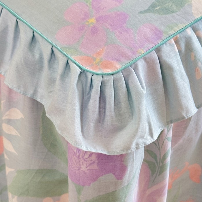 91家纺网 家纺一手货源 找家纺 美达家纺 2025新款全棉纯棉蕾丝小花边单层床裙单品床裙床裙单件 清风烟雨