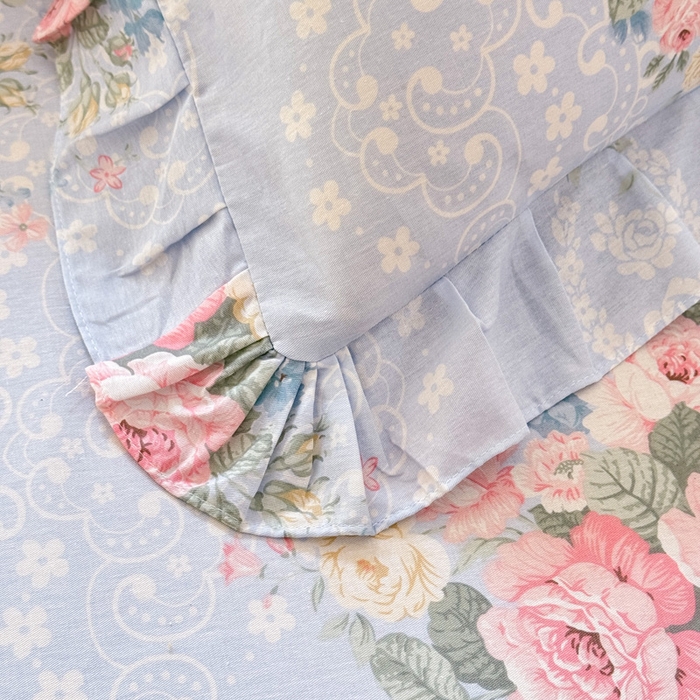 91家纺网 家纺一手货源 找家纺 美达家纺 2025新款全棉纯棉蕾丝小花边单层床裙四件套 轻柔漫漫