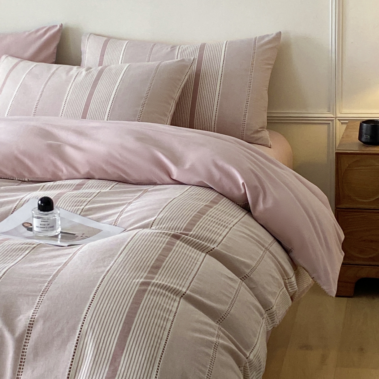 91家纺网 家纺一手货源 找家纺 （总）ab家纺 2025新款全棉色织提花四件套