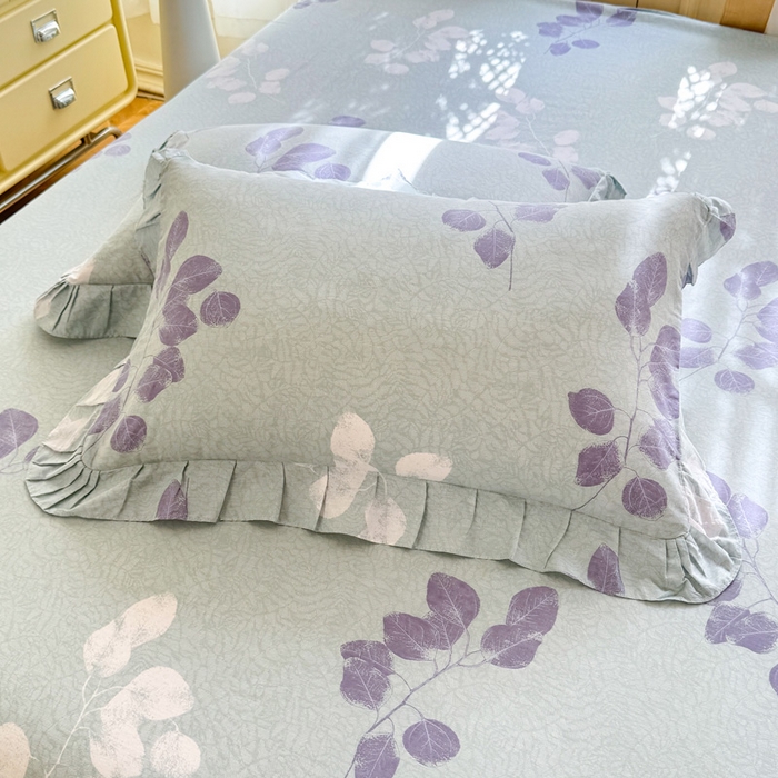 91家纺网 家纺一手货源 找家纺 美达家纺 2025新款全棉纯棉蕾丝小花边单层床裙四件套 瑶芳