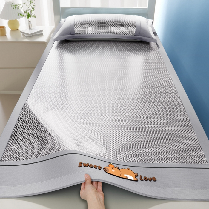 91家纺网 家纺一手货源 找家纺 （总）卡派 2025新款卡皮巴拉 冰藤席-单人床款