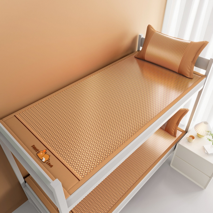 91家纺网 家纺一手货源 找家纺 卡派 2025新款卡皮巴拉 冰藤席-单人床款 咖